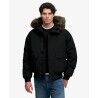 Superdry Faux Fur Everest Bomber Jacket - Mantel - Herren | Hardloop