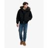 Superdry Faux Fur Everest Bomber Jacket - Coat - Men's | Hardloop