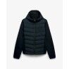 Superdry Hooded Storm Knit Hybrid Jkt - Hybridjackor - Herr | Hardloop