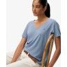 Superdry Studios Slub Emb Vee Tee - T-shirt - Women's | Hardloop