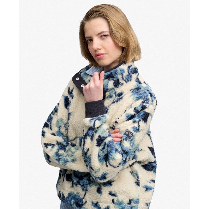 Superdry Super Soft Printed TEddy Fleece - Fleece jacket - Women's | Hardloop