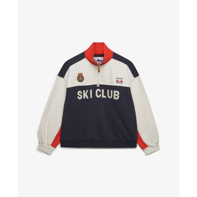 Preppy Ski Half Zip - Dámská mikina
