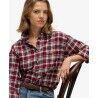 Superdry Check Flannel Relaxed Shirt - Dámská košile | Hardloop