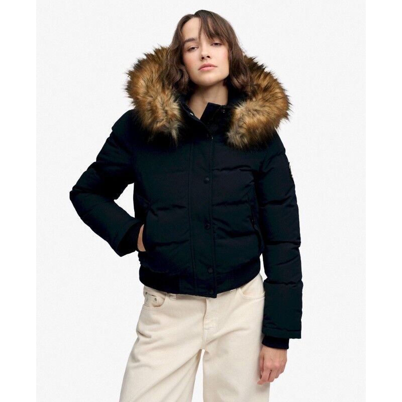 Superdry Everest Hooded Bomber Jkt - Chaqueta de fibra sintética - Mujer | Hardloop