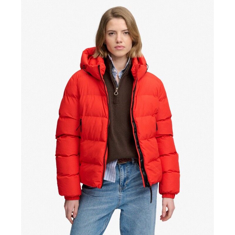 Hooded Sports Puffer Jacket - Donsjack - Dames