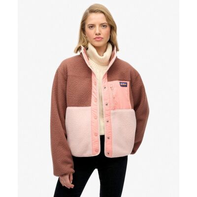 Colour Block Fleece Jacket - Fleece jacket - Women's