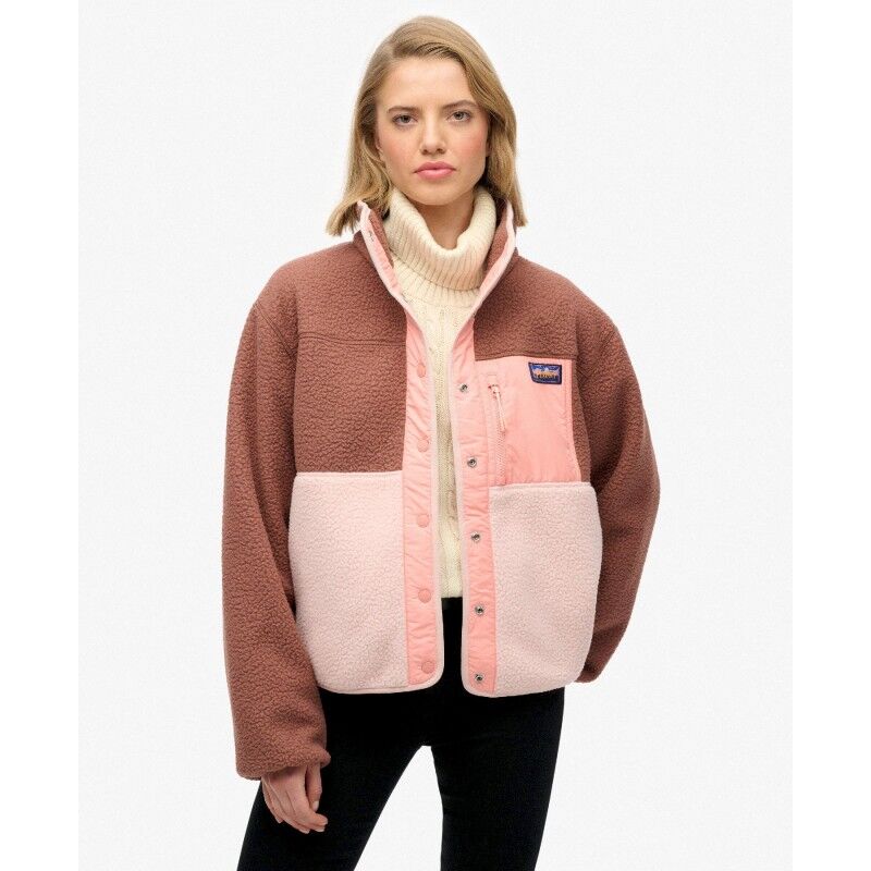 Colour Block Fleece Jacket - Forro polar - Mujer