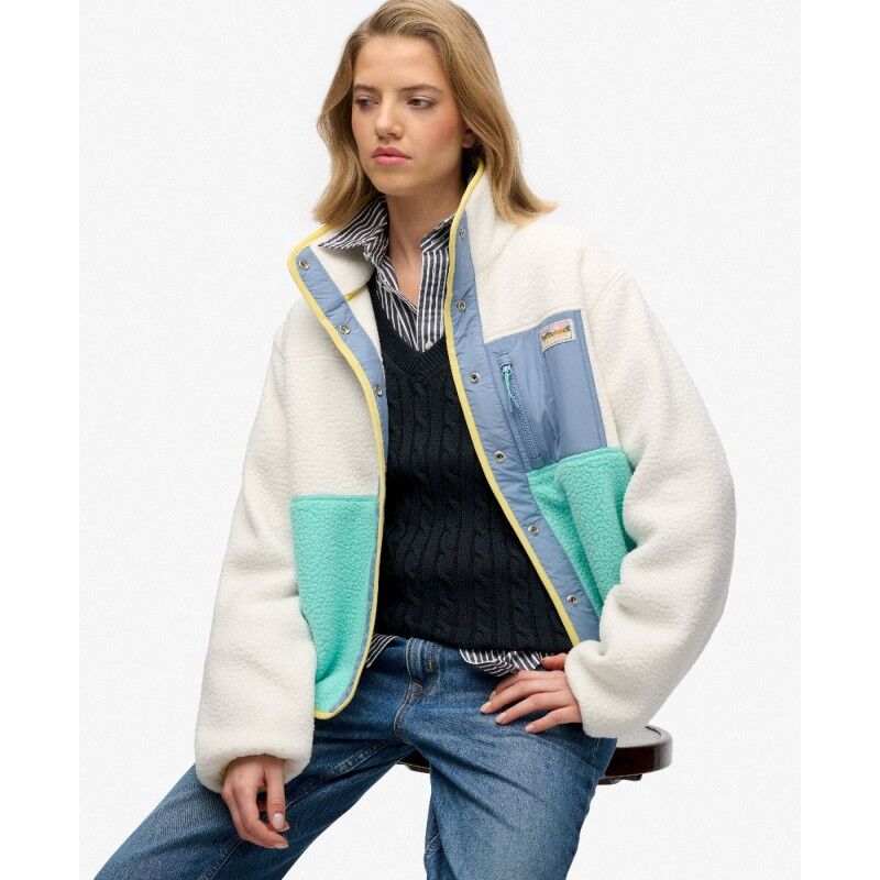 Superdry Colour Block Fleece Jacket - Forro polar - Mujer | Hardloop