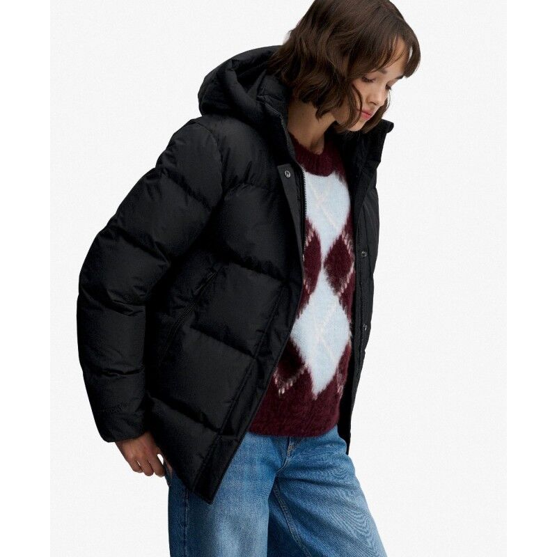 Superdry Hooded 5 Baffle Sports Puffer - Syntetjacka - Dam | Hardloop
