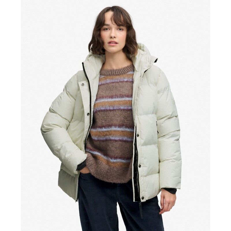 Hooded 5 Baffle Sports Puffer - Dunjakke - Damer