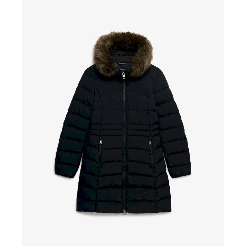 Superdry Hood Faux Fur Fuji Mid Length - Synthetic jacket - Women's | Hardloop
