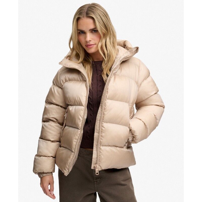 Hooded Shine Puffer Jacket - Kunstfaserjacke - Damen
