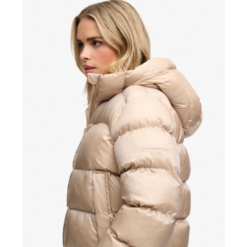 Superdry Hooded Shine Puffer Jacket - Synthetic jacket - Women's | Hardloop