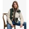 Superdry Fleece Onion Quilt Hybrid - Dámská fleesová mikina | Hardloop