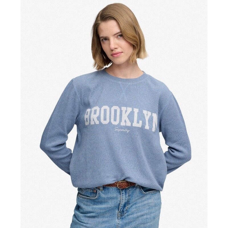 Superdry Ath Essential Graphic Ls Top - T-shirt - Women's | Hardloop