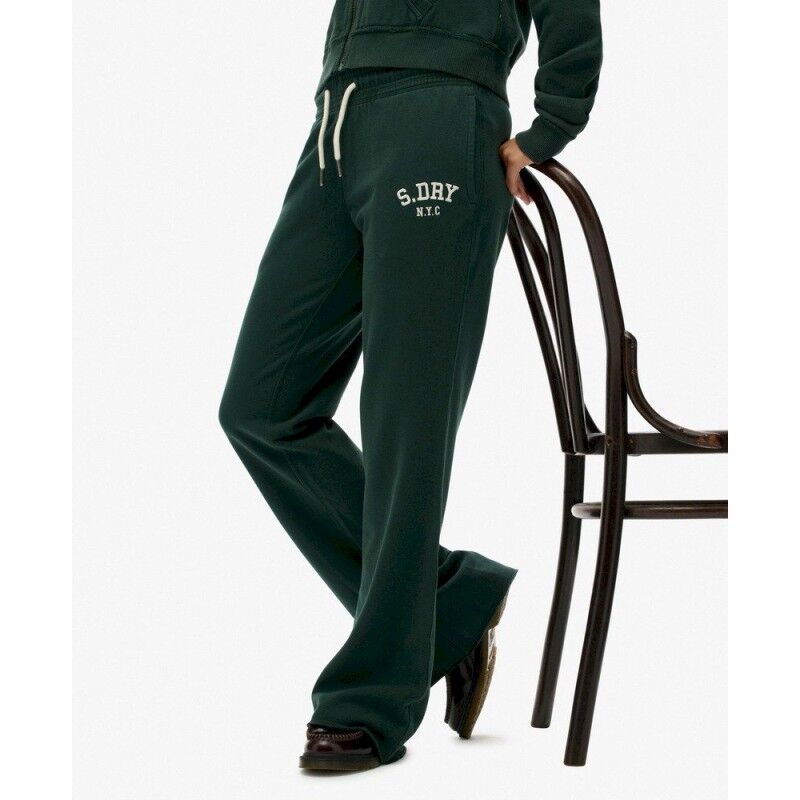 Athletic Emb Flare Jogger - Calça mulher