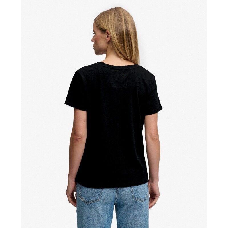 Superdry Studios Slub Emb Vee Tee - T-shirt damski | Hardloop