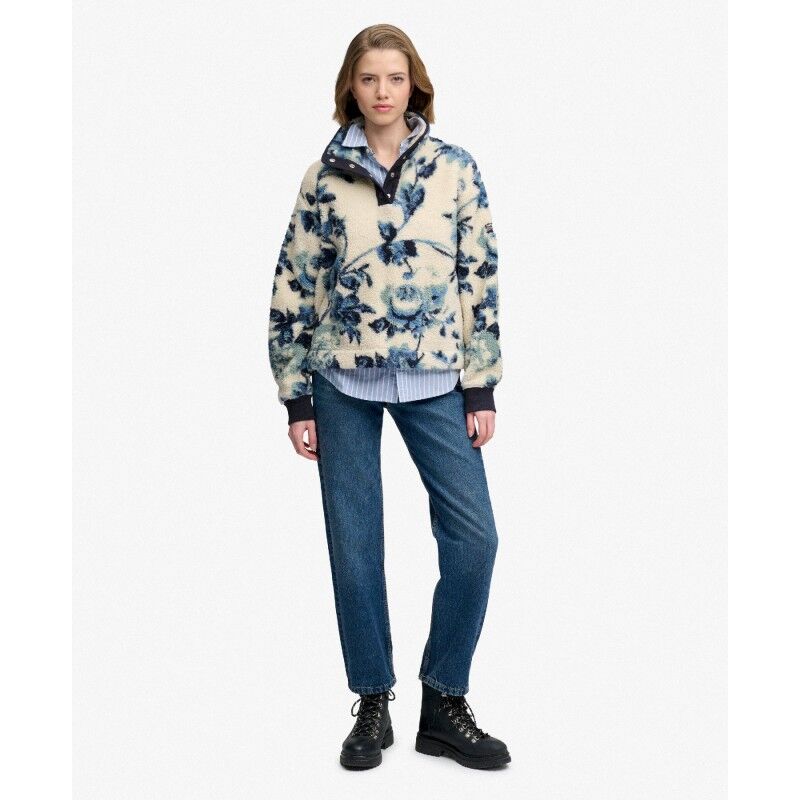 Superdry Super Soft Printed TEddy Fleece - Polaire femme | Hardloop