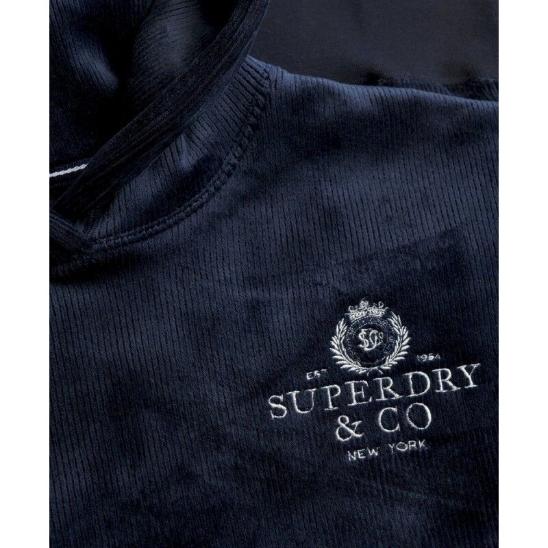 Superdry Drop Needle Velour Hood - Felpa con cappuccio - Donna | Hardloop