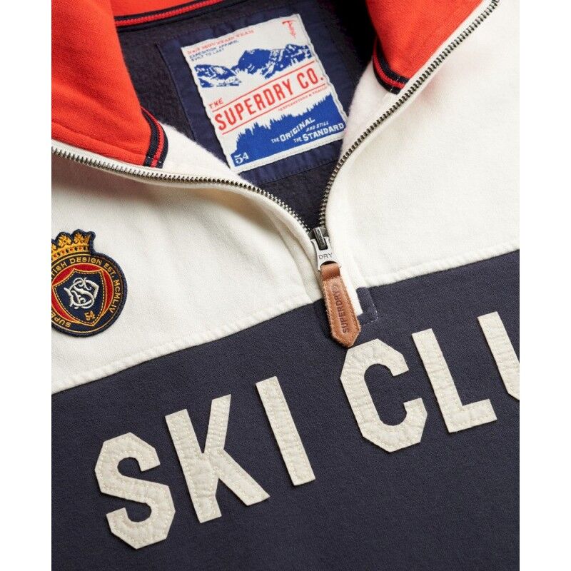 Superdry Preppy Ski Half Zip - Sweatshirt femme | Hardloop