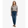 Superdry Check Flannel Relaxed Shirt - Shirt - Women's | Hardloop