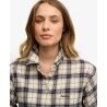 Superdry Check Flannel Relaxed Shirt - Shirt - Women's | Hardloop