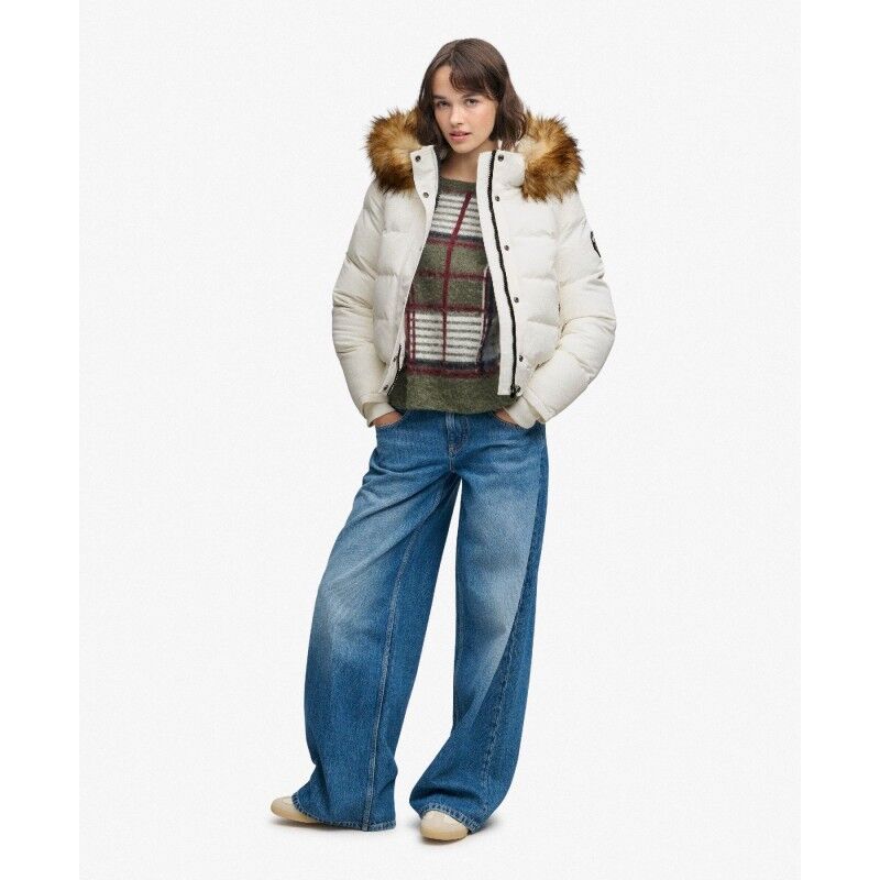 Superdry Everest Hooded Bomber Jkt - Synthetic jacket - Women's | Hardloop