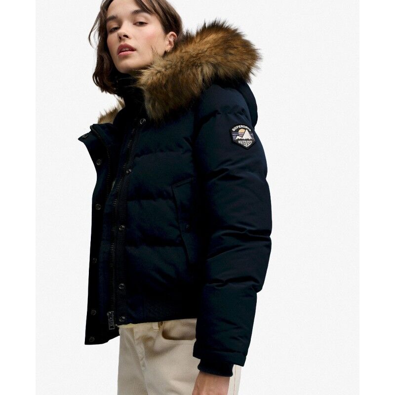 Superdry Everest Hooded Bomber Jkt - Chaqueta de fibra sintética - Mujer | Hardloop