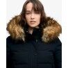 Superdry Everest Hooded Bomber Jkt - Donsjack - Dames | Hardloop