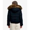 Superdry Everest Hooded Bomber Jkt - Donsjack - Dames | Hardloop