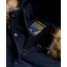 Superdry Everest Hooded Bomber Jkt - Donsjack - Dames | Hardloop