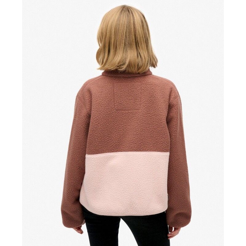 Superdry Colour Block Fleece Jacket - Fleecetakki - Naiset | Hardloop