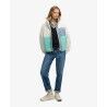 Superdry Colour Block Fleece Jacket - Fleecetröjor - Dam | Hardloop