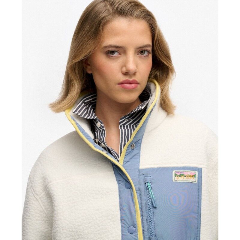 Superdry Colour Block Fleece Jacket - Forro polar - Mujer | Hardloop