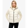 Superdry Cable Knit Sleeve Hybrid - Gilet sintetico - Donna | Hardloop