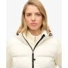 Superdry Cable Knit Sleeve Hybrid - Gilet sintetico - Donna | Hardloop