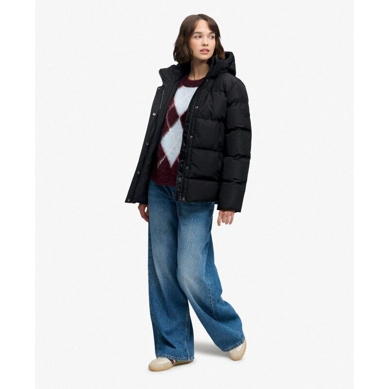 Superdry Hooded 5 Baffle Sports Puffer - Dámská péřova | Hardloop