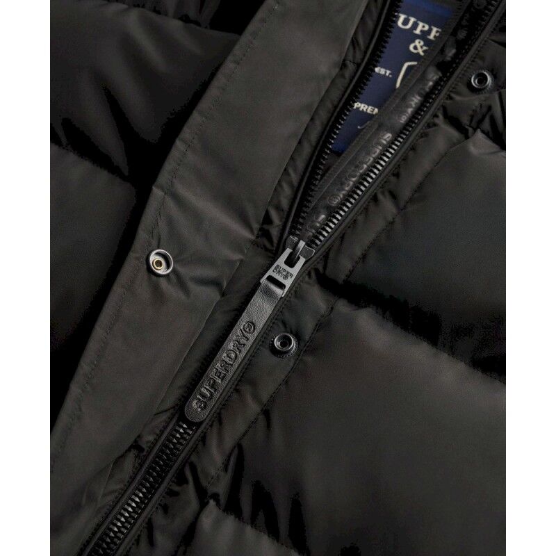 Superdry Hooded Sports Puffer Mid Jkt - Kurtka damski | Hardloop
