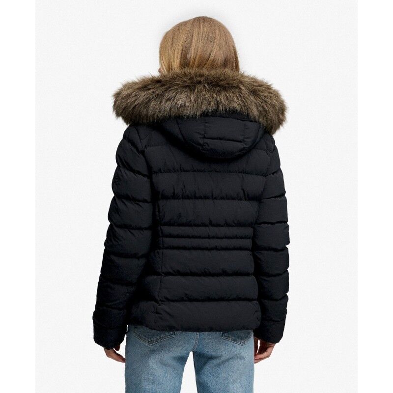 Superdry Hood Faux Fur Fuji Padded Jkt - Synthetic jacket - Women's | Hardloop