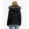 Superdry Hood Faux Fur Fuji Padded Jkt - Synthetic jacket - Women's | Hardloop