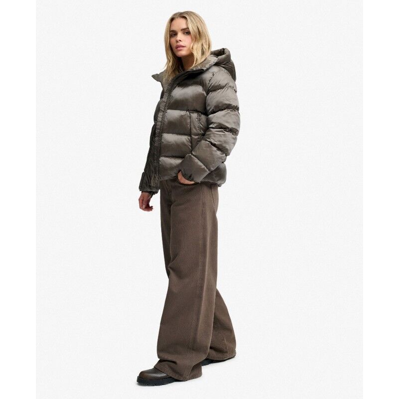 Superdry Hooded Shine Puffer Jacket - Synthetic jacket - Women's | Hardloop
