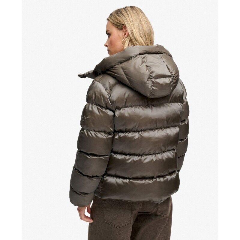 Superdry Hooded Shine Puffer Jacket - Kunstfaserjacke - Damen | Hardloop