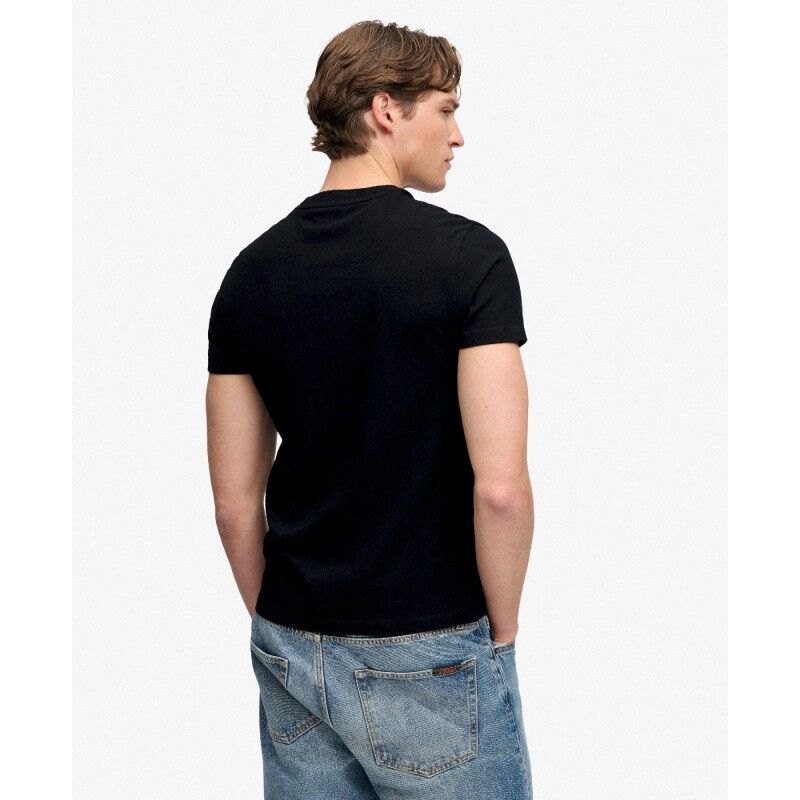 Superdry Essential Stacked Logo Emb Tee - T-shirt homme | Hardloop