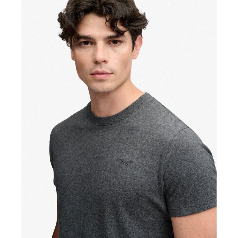 Superdry Essential Stacked Logo Emb Tee - T-shirt - Heren | Hardloop