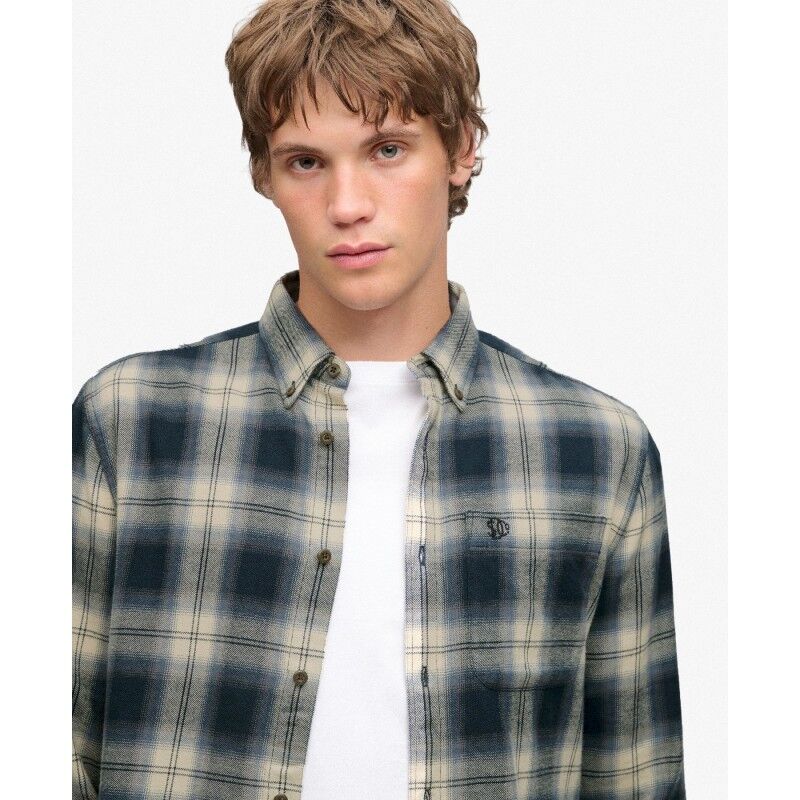 Superdry L/S Cotton Lumberjack Shirt - Camisa homem | Hardloop