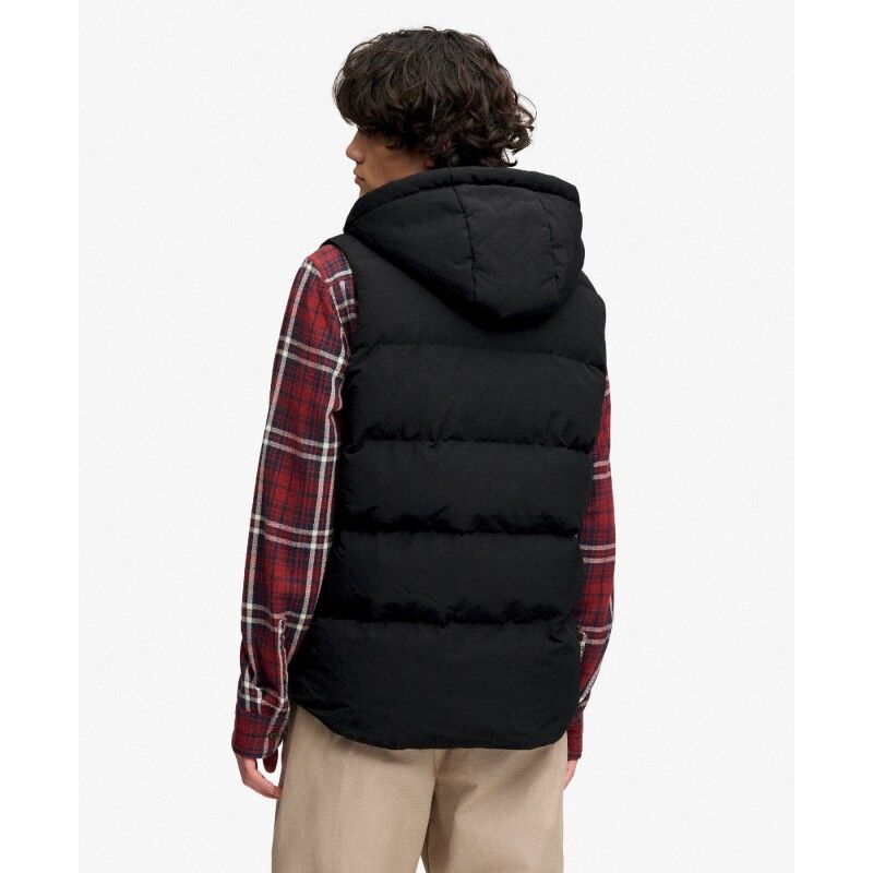 Superdry Hood Short Everest Gilet - Doudoune sans manches homme | Hardloop