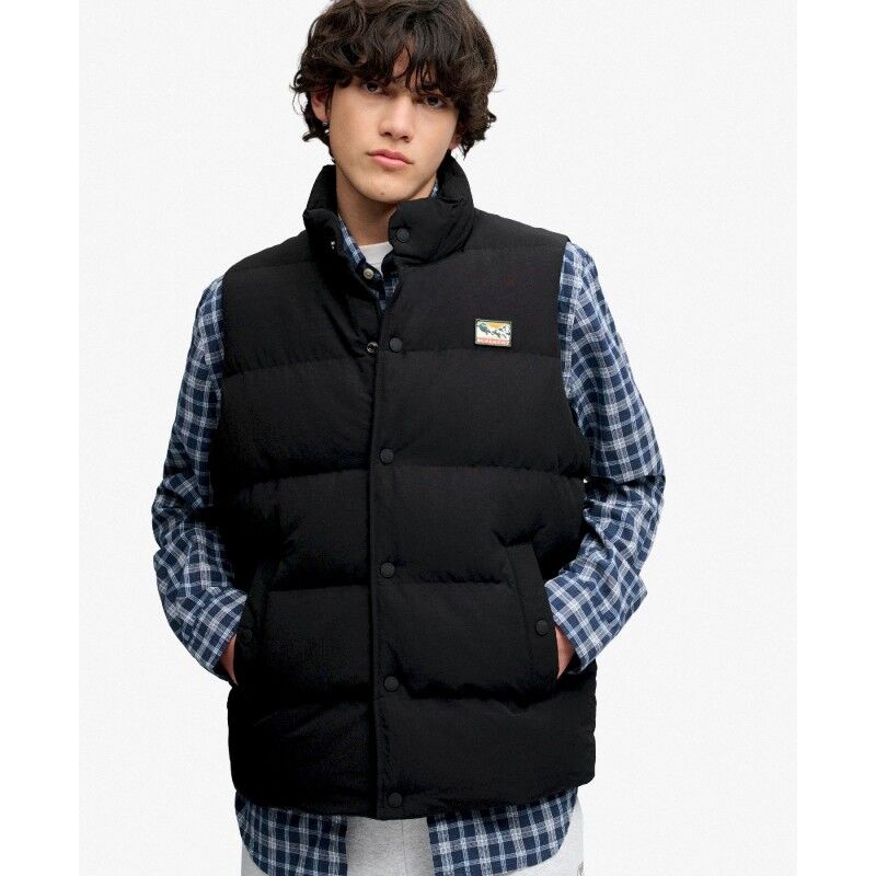 Superdry Non Hood Short Everest Gilet - Chaleco de fibra sintética - Hombre | Hardloop