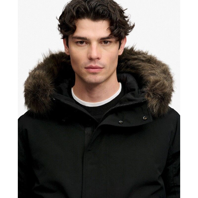 Superdry Faux Fur Everest Bomber Jacket - Mantel - Herren | Hardloop