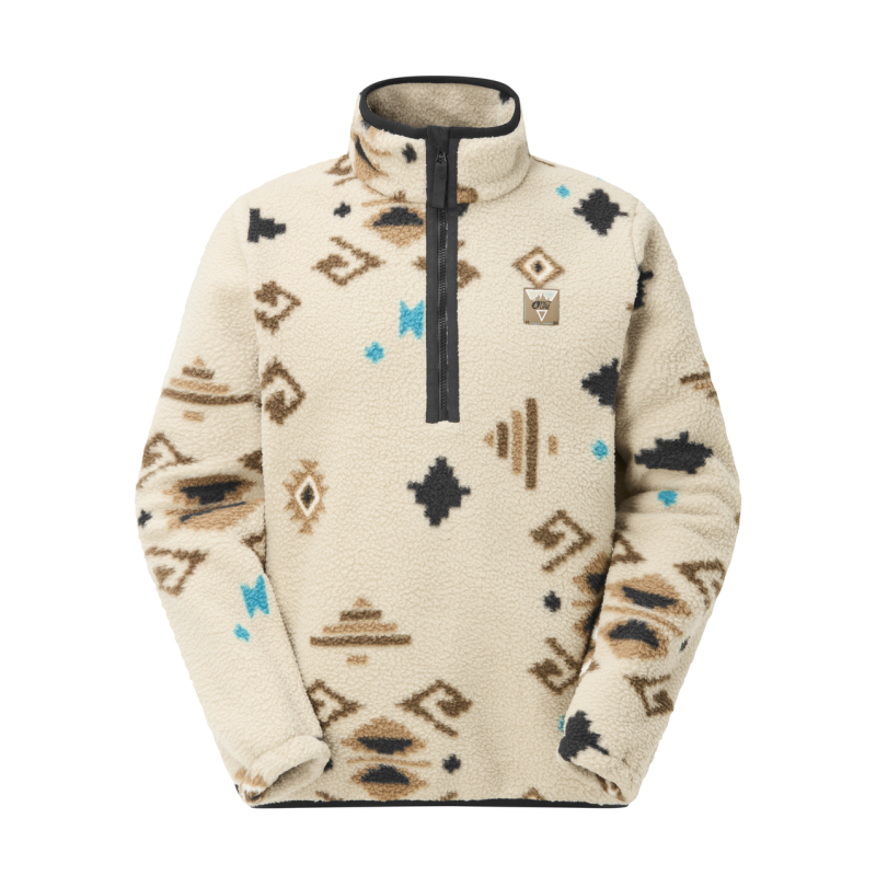 Kimag Printed 1/4 Fleece - Fleecetakki - Miehet