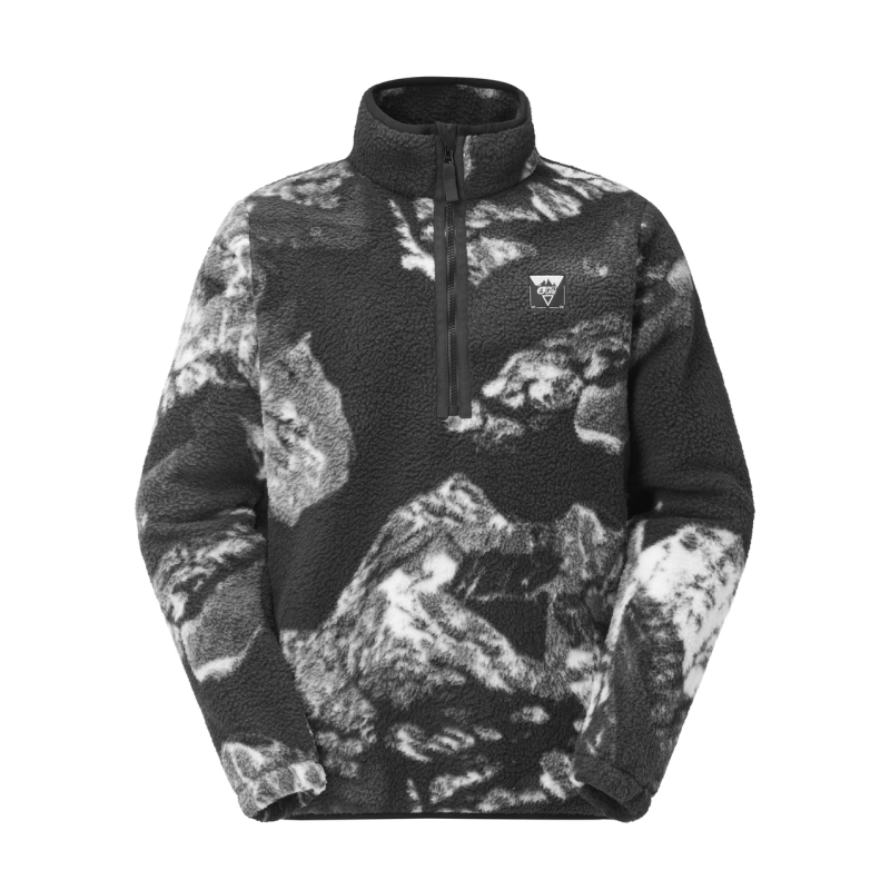 Kimag Printed 1/4 Fleece - Bluza polarowa meska